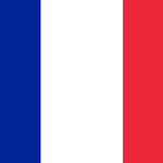 Franse vlag bij de review van Gilles