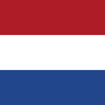 Nederlandse vlag bij de review van Leonie