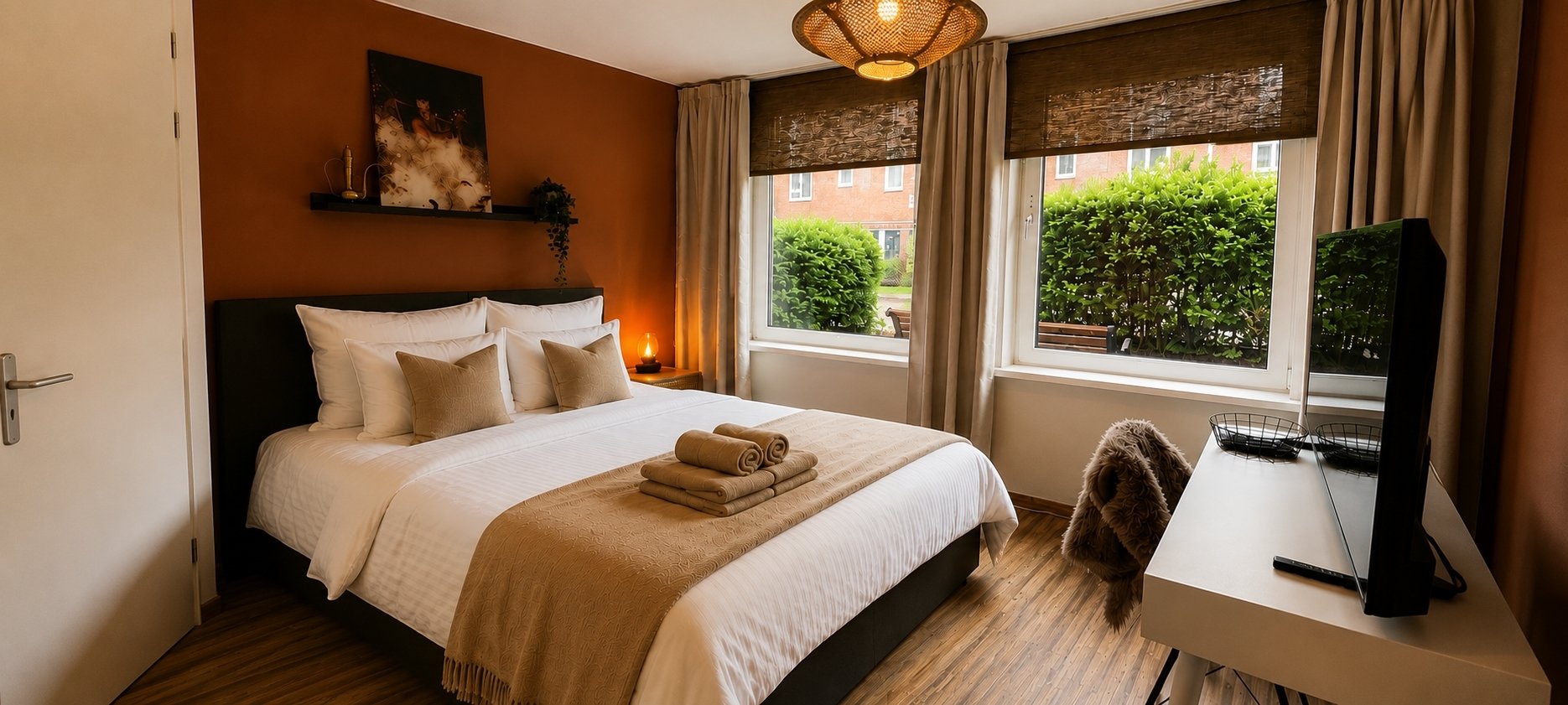 Boutique slaapkamer van Studio Timor in Groningen